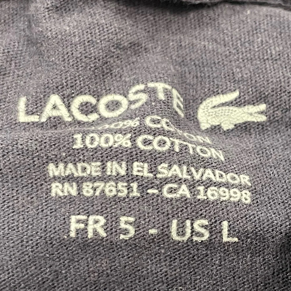 Lacoste Navy Blue Hoodie size Large - Picture 9 of 9